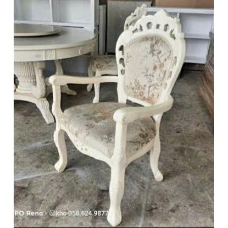 Meilele Royal : Ghế Hoàng Gia, Giả Cổ + Đệm Bọc Vải